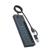 ICY BOX 9-in-1 hub with Power Delivery and Type-C /Type-A host connection
