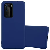 Cadorabo Cadorabo Case, združljiv s Huawei v Candy Tarmno Blue - zaščitna prevleka iz fleksibilnega silikona TPU, (20572320)