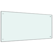 Kuhinjska zaštita od prskanja mlijecna 100 x 50 cm kaljeno staklo