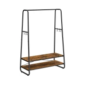 Songmics Obešalnik za oblačila 100x45x160 cm rjav