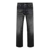 Only & Sons Kavbojke ONSEdge črn denim