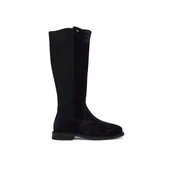 Zimski škornji Tommy Hilfiger Enamel Flag Suede High Chelsea FW0FW09574 Mornarsko modra