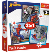 Trefl Sestavljanka Spiderman/3v1 (20,36,50 kosov)