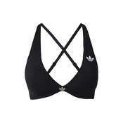 ADIDAS PERFORMANCE Športni nederček črna / bela