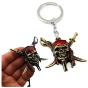 shumee Obesek za ključe Pirati s Karibov, lobanja, okostje Jack Sparrow