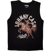 Johnny Cash Majica Nashville Concert Unisex Black XL