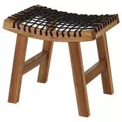 STACKHOLMEN Stolicica,spolja, svetlosmede bajcovano, 48x35x43 cm