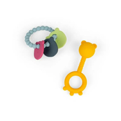 Bigjigs Toys Zvecka i grizalo 2 u 1 i grizalica Medvjedic