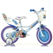 DINO Bikes - Otroško kolo 14 Snežna kraljica