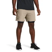 Kratke hlače Under Armour Vanish Woven 2In1 Sts Brown S