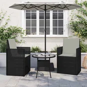 vidaXL vidaXL Blazine za sedež in hrbet 2 pcs Svetlo siva 47 x 45 x 2 cm, (5000232281)