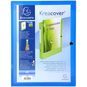 Exacompta Zbirna škatla EXACOMPTA Kreacover, A4, PP, 40 mm, modra, (21652899)