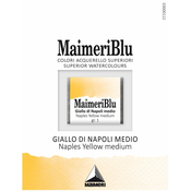 Maimeri Blu Akvarelne barve Naples Yellow Medium 099 1,5 ml 1 kos