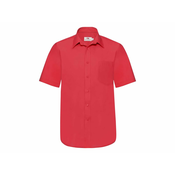 FRUIT OF THE LOOM F13•LONG SLEEVE POPLIN SHIRT