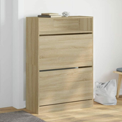 Ormaric za cipele s 2 ladice boja hrasta 80 x 34 x 116 cm