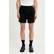 Fred Perry elegantne kratke hlače moške z viskozo x Kris Van Assche