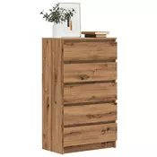 Vidaxl vidaXL Predalnik, Artisan hrast, 60x36x103 cm, Material na osnovi lesa
