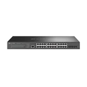 TP-Link SG3428XPP-M2 (TL-SG3428XPP-M2) JetStream™ 24-Port 2.5GBASE-T and 4-Port 10GE SFP+ L2+ Managed Switch with 16-Port PoE+ & 8-Port PoE++