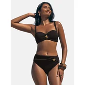 love & roses Bikini hlačke zlata/črna