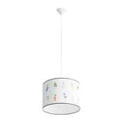 Sollux SL.1417 - Deciji luster na lanku FAIRY, 1xE27/15W/230V, precnik 40 cm