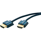 clicktronic HDMI priključni kabel clicktronic [1x HDMI-vtič  1x HDMI-vtič] 1 m moder 3840 x 2160 pixel