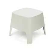 Prosperplast Plastični stolček in odlagalna mizica MILANE 48,5 x 48,5 x 42 cm, bež