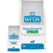FARMINA hrana za pse Vet Life Hypoallergenic (jajca in riž), 12kg