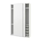PAX / HASVIK Komb/ormar, bijela/bijela, 150x43x236 cm