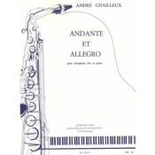 CHAILLEUX A.:ANDANTE ET ALLEGRO SAXOPHONE ALTO ET PIANO