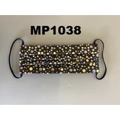 MASKA PRALNA ČRNA S PISANIMI PIKAMI (MP1038)