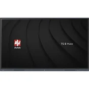Avtek International TS 8 Mate 65 Interactive flat panel 165.1 cm (65) LCD Wi-Fi 350 cd/m2 4K Ultra HD Black Touchscreen Built-in processor Android 13 24/7