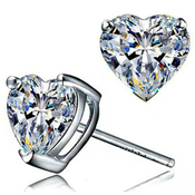 Naušnice Small Hearts - Kristalna KP29319