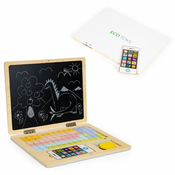 Izobraževalna magnetna tabla laptop črke številke