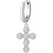 Brosway Jekleni enojni uhani Cross Chakra BHKE018