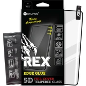 Sturdo Rex Kaljeno steklo za Samsung Galaxy S23 Ultra, Full Face - Črna