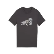 PUMA Manchester City x Year of the Horse Tee Youth, Football, Flat Dark Gray/Gray Echo, 13-14Y