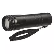 Ročna LED svetilka 3W COB LED, 100 lm, 3x AAA, kovinska