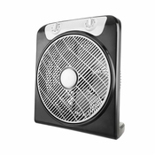 ESTIA ES06-21573 Podni ventilator 30cm, 45W TAJMER Crno-beli