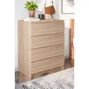 HANAH HOME Komoda Derinkuyu 4 Sonomo Oak