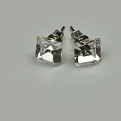 Alp Crystal Ženske minduše ESQ8P, Srebrne boje