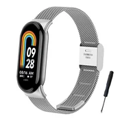 Kovinski pašček za Xiaomi Mi Band 8 – srebrna
