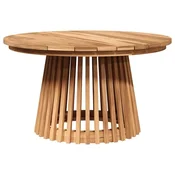 Vidaxl Stranska miza Rjava 70 x 70 x 40 cm Trden tikov les