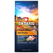 Hrana Ontario Adult Medium Fish & Brown Rice 12kg