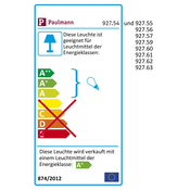 PAULMANN LED vgradna svetilka Coin 92760 (3-delni komplet), bela