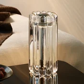 Tom Dixon LED namizna svetilka Press, prozorna, steklo, 24 cm, 927 dim - Dnevna soba/jedilnica - Dizajn - transparent