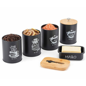 shumee SET 4 KUHINJSKIH POSOD IN POSODA ZA MASLO E-6055