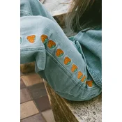 Otroške kavbojke Tinycottons STRAWBERRIES EMBROIDERED JEANS SS25-247