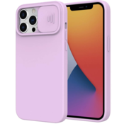 Onasi Lens Cover silikonski ovitek zaščita za Samsung Galaxy A34 - vijola