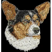 shumee Welsh Corgi Cardigan - našitek v obliki psa, vezen našitek, edinstvena dekoracija nahrbtnika znamke Art-Dog