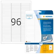 Herma etikete 63X8,5 A4/96 1/25 removable ( 02H4202 )